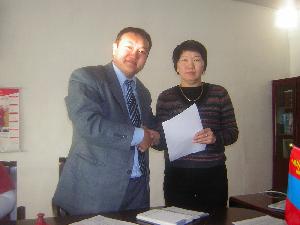 Сотрудничество с Монгольским СХУ